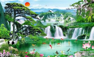 Tranh đẹp phong thủy psd