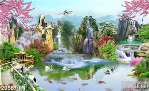 Tranh cảnh đẹp trong rừng nhỏ