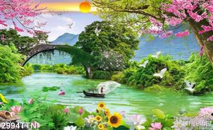 Tranh decor đẹp thiên nhiên