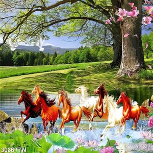 Tranh bát mã trong rừng mới nhất