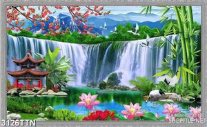 Tranh in wall thác nước đẹp nhất