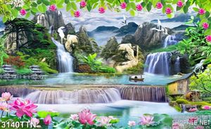 Tranh in thác đẹp mới nhất psd