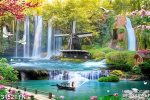 Tranh thác nước in 3D mới