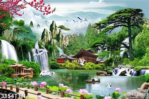 Tranh phong thủy đẹp in 3D