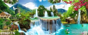 Tranh in thác nước 3D