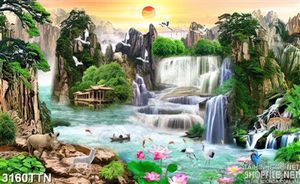 Tranh phong thủy đẹp và núi décor