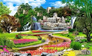 Tranh cảnh thiên nhiên non bộ