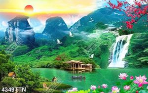 Tranh phong thủy thiên nhiên đẹp chất lượng cao