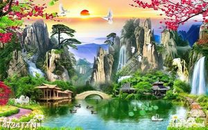Tranh sơn thủy nghệ thuật chất lượng cao file gốc