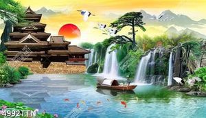 Tranh in uv phong thủy 3D