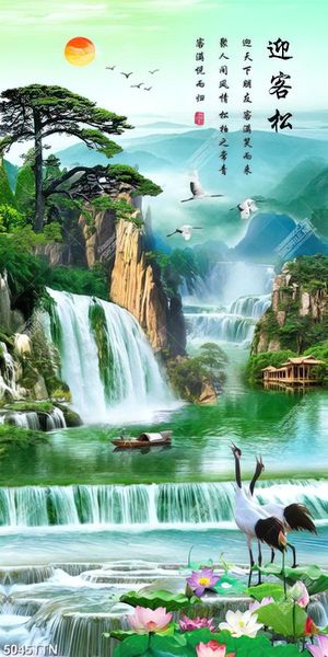 Tranh phong thủy thư pháp nghệ thuật chất lượng cao