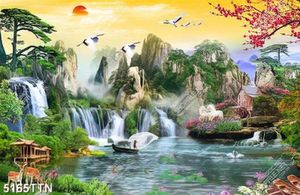 Tranh trang trí tường phong thủy đẹp nhất in kính