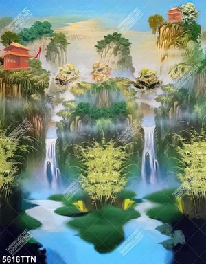 Tranh dán tường phong thủy tuyệt đẹp in chất lượng cao