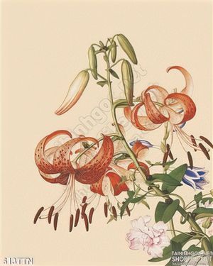 Tranh thư pháp dán tường đẹp