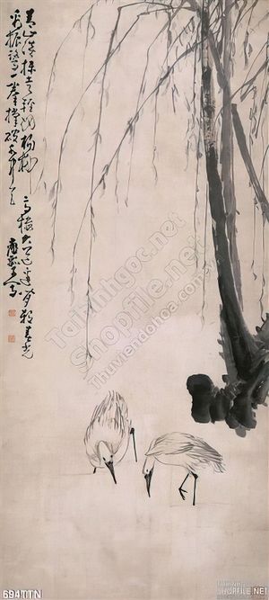 Tranh thư pháp trang trí treo tường đẹp