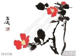Tranh thư pháp hoa trang trí treo tường