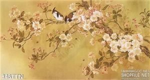 Tranh thư pháp hoa treo tường đẹp