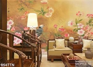 Tranh thư pháp nghệ thuật dán tường đẹp