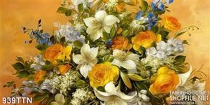 Tranh thư pháp hoa treo tường đẹp