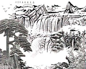 Tranh thư pháp sơn dầu phong thủy treo tường