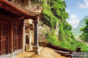 Tranh thắng cảnh Việt Nam nhà cổ