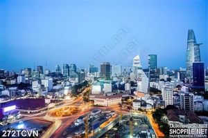 Tranh thắng cảnh Việt Nam Sài Gòn về đêm