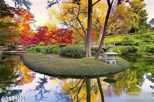 Tranh thiên nhiên và hồ nước trang trí