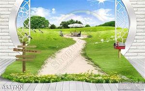 Tranh thiên nhiên và con đường trang trí phòng