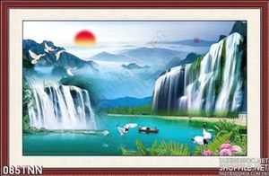 Tranh thiên nhiên phong thủy treo tường độc đáo