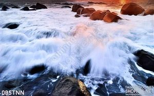 Tranh thiên nhiên biển trang trí tường đẹp