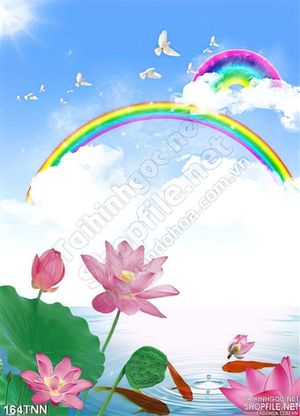 Tranh thiên nhiên hoa sen trang trí đẹp