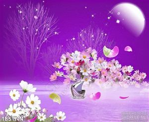 Tranh thiên nhiên dán tường độc đáo