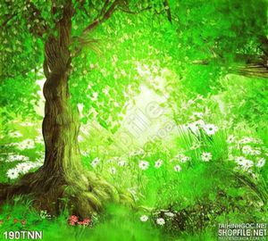 Tranh thiên nhiên rừng cây trang trí đẹp