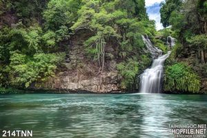 Tranh thiên nhiên thác nước trang trí