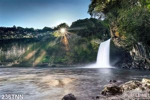 Tranh thiên nhiên thác nước đẹp độc đáo