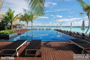 Tranh thiên nhiên khu nghĩ dưỡng đẹp độc đáo