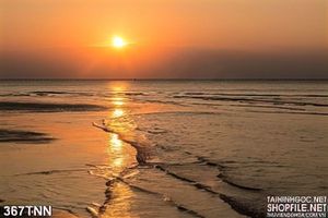 Tranh thiên nhiên hoàng hôn treo tường phòng khách