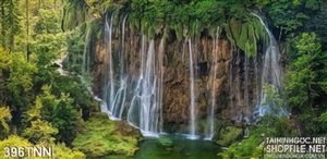 Tranh thiên nhiên thác nước độc đáo
