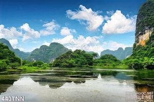 Tranh thiên nhiên vịnh đẹp