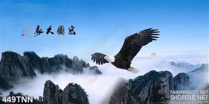 Tranh thiên nhiên phong thủy trang trí phòng khách