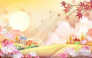 Tranh thiên nhiên trang trí dán tường cho bé