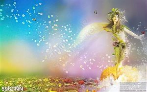 Tranh thiên nhiên trang trí dán tường cho bé