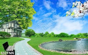 Tranh thiên nhiên trong biệt thự