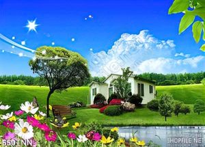 Tranh thiên nhiên khu công viên