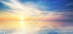 Tranh thiên nhiên bầu trời sáng đẹp