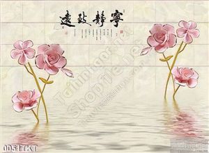 Tranh thư pháp hoa trang trí tường