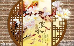 Tranh thư pháp hoa Đại trang trí tường
