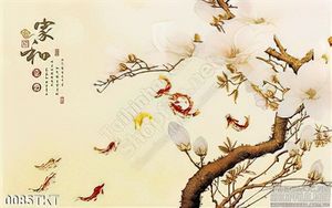 Tranh thư pháp hoa trang trí tường