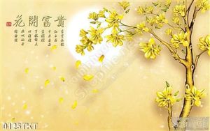 Tranh kim tiền thư pháp trang trí