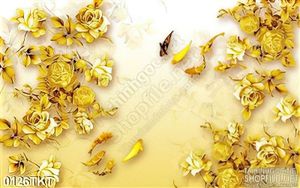 Tranh kim tiền cá chép và hoa hồng